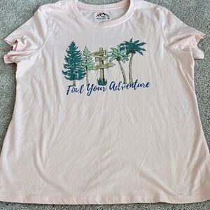 Mountain and Isles  - Light Pink